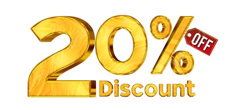 Golden Number Up To 20 Percent Off Discount Vector, Golden Number Up To ...