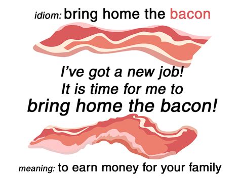 bring home the bacon idiom - Funky English