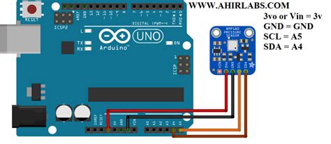 BMP180 Barometric Pressure Sensor with Arduino – AHIRLABS