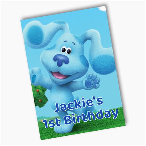 Blue's Clues Party Posters | Custom Printed & Posted! - Katie J Design ...