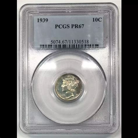 1939 Mercury Dime PCGS PR-67 - Old Pueblo Coin