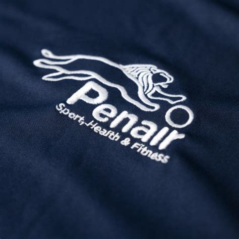 Penair School PE Girls Top Navy / Red / White Smooth interlocked fabric Cut & Sew Raglan sleeve ...