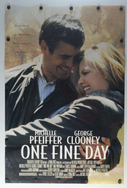 One Fine Day 1996 Double sided Original Movie Poster 27" x 40" | eBay