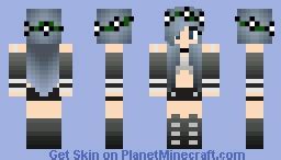 Goth girl Minecraft Skin