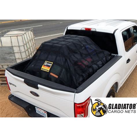 Gladiator Cargo Net: Heavy-Duty Truck Cargo Net, Adjustable, Certified ...