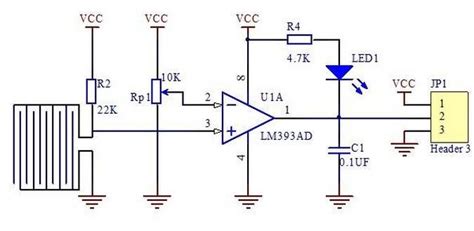 Schematic of the resistance rain sensor circuit 4. System software design | Download Scientific ...