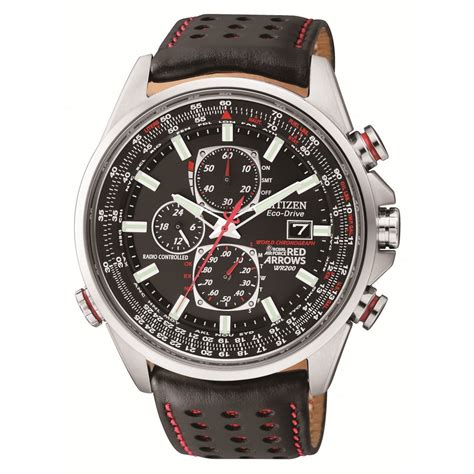 Citizen Men's Red Arrows A-T Chronograph Radio Controlled Eco-Drive ...