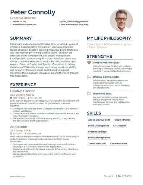 3 Creative Director Resume Examples & How-To Guide for 2024