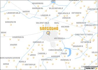 Sargodha (Pakistan) map - nona.net