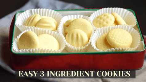 3 INGREDIENT SUGAR COOKIES | MerryBoosters