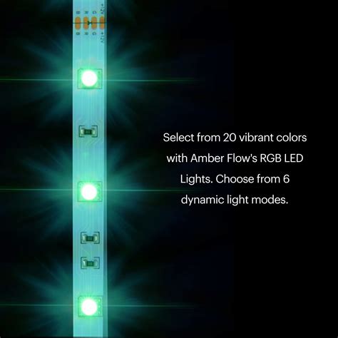 Snapklik.com : Amber Flow LED Light-Up Strips, 64-Foot Long Strip, RGB ...