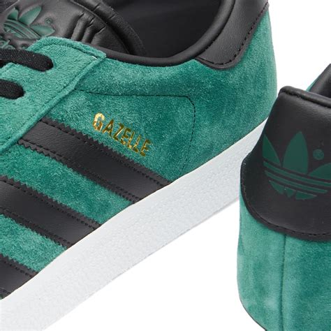 Adidas Gazelle Green, Black & Gold | END.