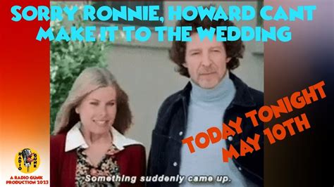 TT May 10th - Sorry Ronnie Mund, Howard Stern can't make it to your wedding... - YouTube