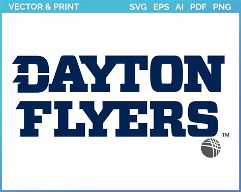 Dayton Flyers - Wordmark Logo (2014) - College Sports Vector SVG Logo ...