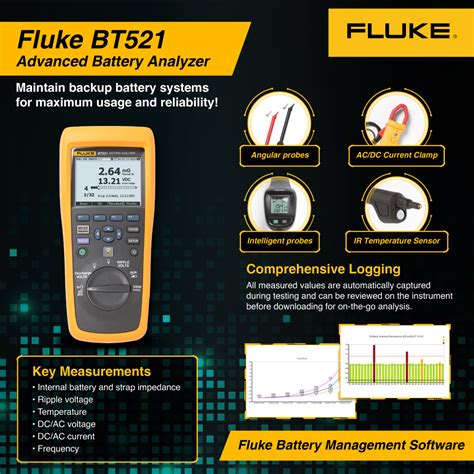 Simple Steps To Check Battery Health Fluke BT521 Advanced