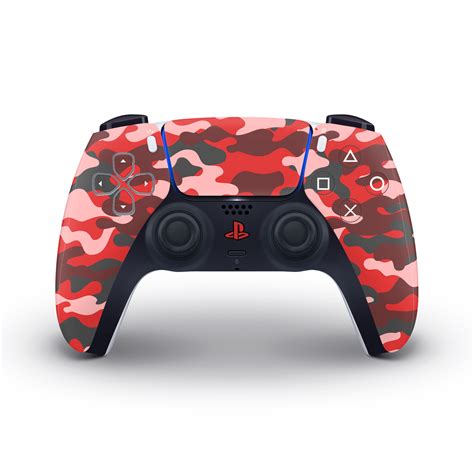 Cobalt Red Camo Ps5 Controller Skin | KO Custom Creations