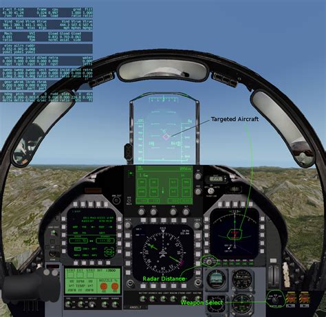 Combat in X-Plane: Weapon Setup, Enemy Aircraft, and Targeting