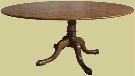 Oval Dining Table in Solid Oak with Pedestal Base | Custom Made | Hand Carved