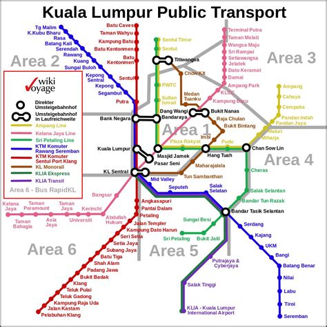 Kuala Lumpur Attractions Map | FREE PDF Tourist City Tours Map Kuala ...