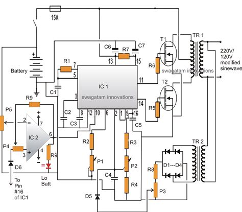 Electrical Inverter Circuit Diagram