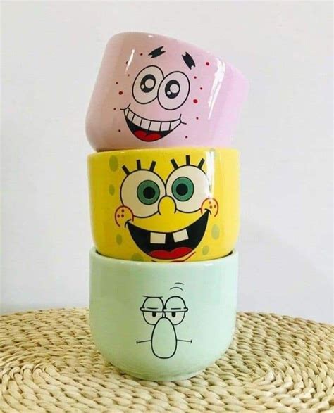 Cute Coffee Mugs, Cool Mugs, Spongebob House, Spongebob Tv, Polymer ...