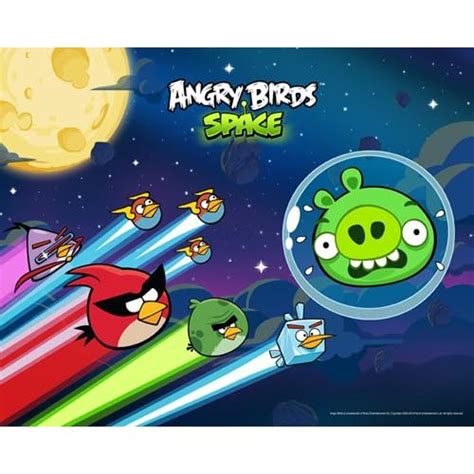 Amazon.com: Angry Birds Space - Scared Pig 10x8 Poster Print: Posters & Prints