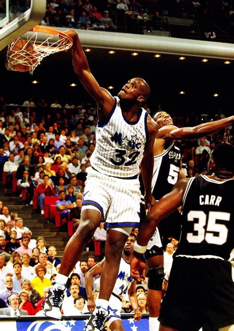 Shaq With Authority! '92. | Shaquille o'neal, Shaq dunk, Nba legends