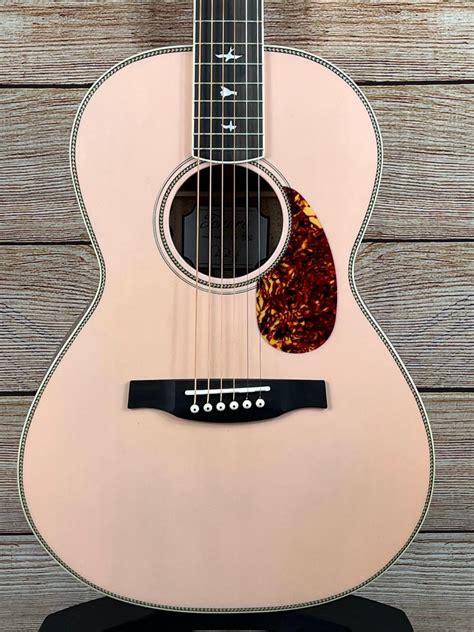 PRS SE Parlor P20E Parlor Acoustic-Electric Guitar Shell pink - 20