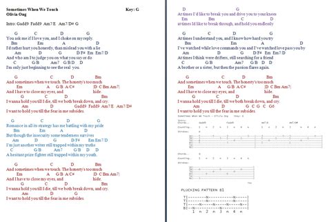 TalkingChord.com: Dan Hill - Sometimes When We Touch (Chords)