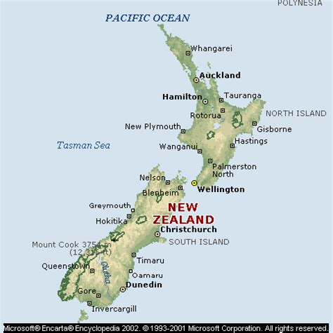 Wanaka New Zealand Map - TravelsFinders.Com