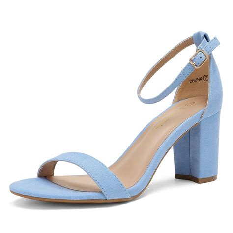 Dream Pairs - DREAM PAIRS Women's Chunky High Heel Sandals Ankle Strap ...