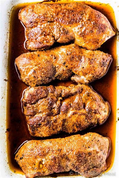 Juicy Baked Pork Chops (super easy recipe!) - The Endless Meal®