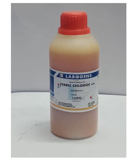 FERRIC CHLORIDE 10% solution w/v 125ml: Buy Online at Best Price in ...