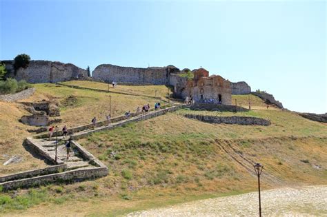 September 10 2023 - Berat Berati, Albania: People Vistit the Old Castle ...