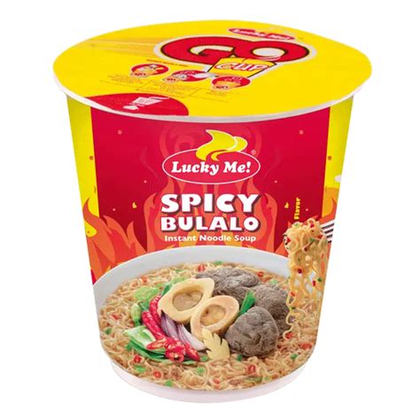 Lucky Me Cup Noodles Spicy Bulalo 70g - Filipino Store - Asian Supermarket