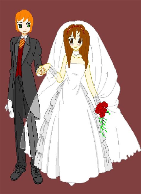 Ron And Hermione Wedding by chibi129 on DeviantArt