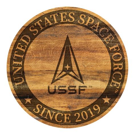 USSF Logo 12 inch Round Sign — 7.62 Design