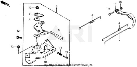 Honda HS55 TA SNOW BLOWER, JPN, VIN# HS55-1000001 Parts Diagram for CONTROL