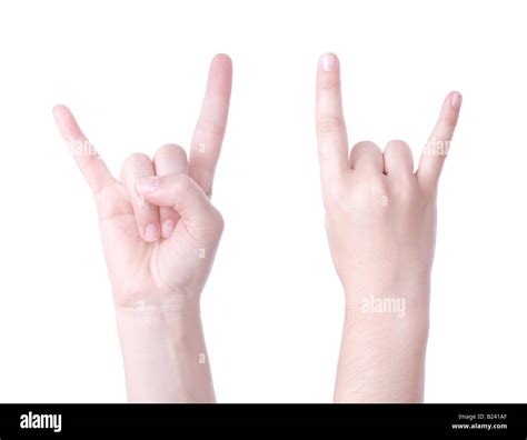 Hook em horns sign Cut Out Stock Images & Pictures - Alamy