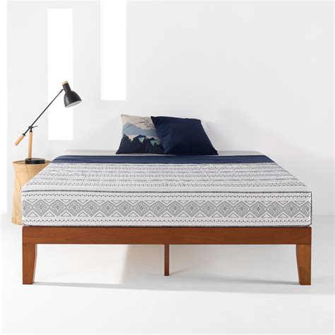 Best Price Mattress 12 Inch Classic Solid Wood Platform Bed Frame ...