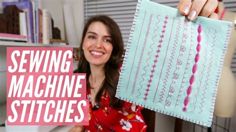 Selecting Stitches | Sewing Machine Basics - YouTube