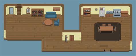 Pixel Art House Interior Assets | GameDev Market