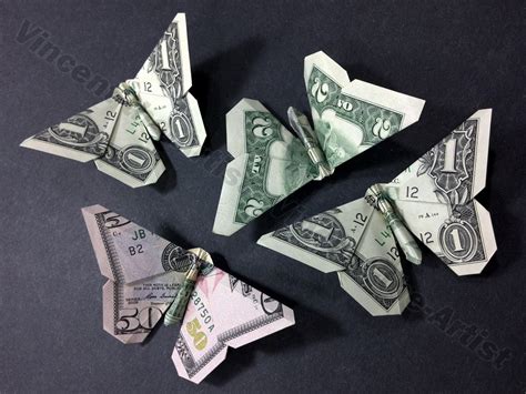 Origami ideas: Step By Step Money Origami Butterfly Instructions