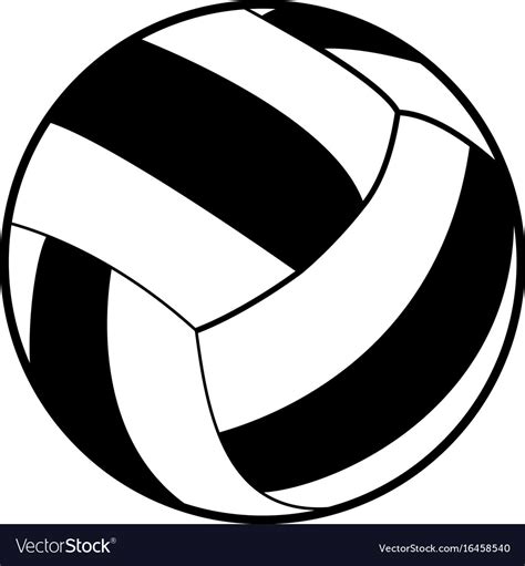 Volleyball ball Royalty Free Vector Image - VectorStock