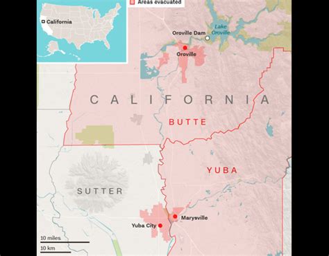 Oroville Dam water levels, weather and storm forecast for Northern ...