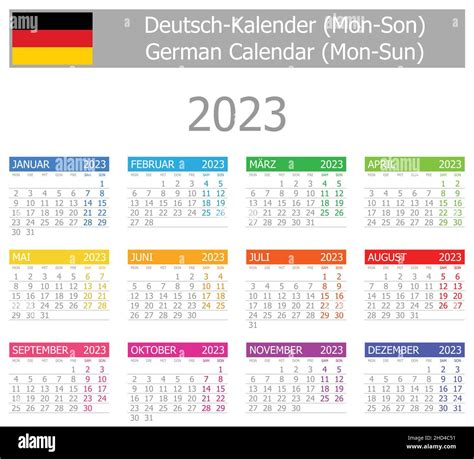 Kalender 2023 deutsch Cut Out Stock Images & Pictures - Alamy