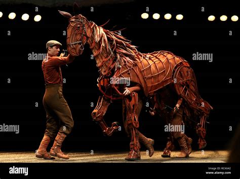 Joey the life-size horse puppet from the War Horse theatre production ...