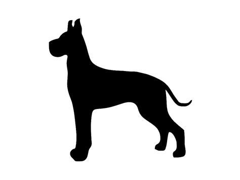 Great Dane Silhouette Images at GetDrawings | Free download