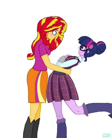 Sunset Shimmer X Sci-Twilight Sparkle by KyoKyoSanPony on DeviantArt