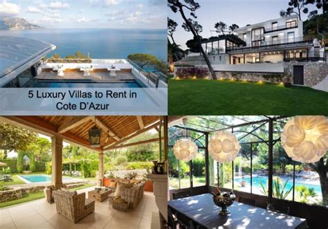 5 Amazing Luxury Villas to Rent in Cote D’Azur